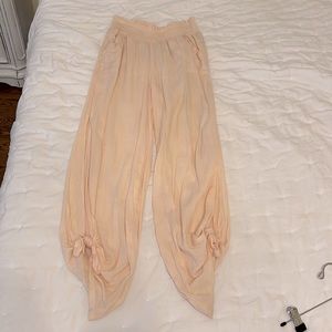 Aerie boho peach boho pants in XS